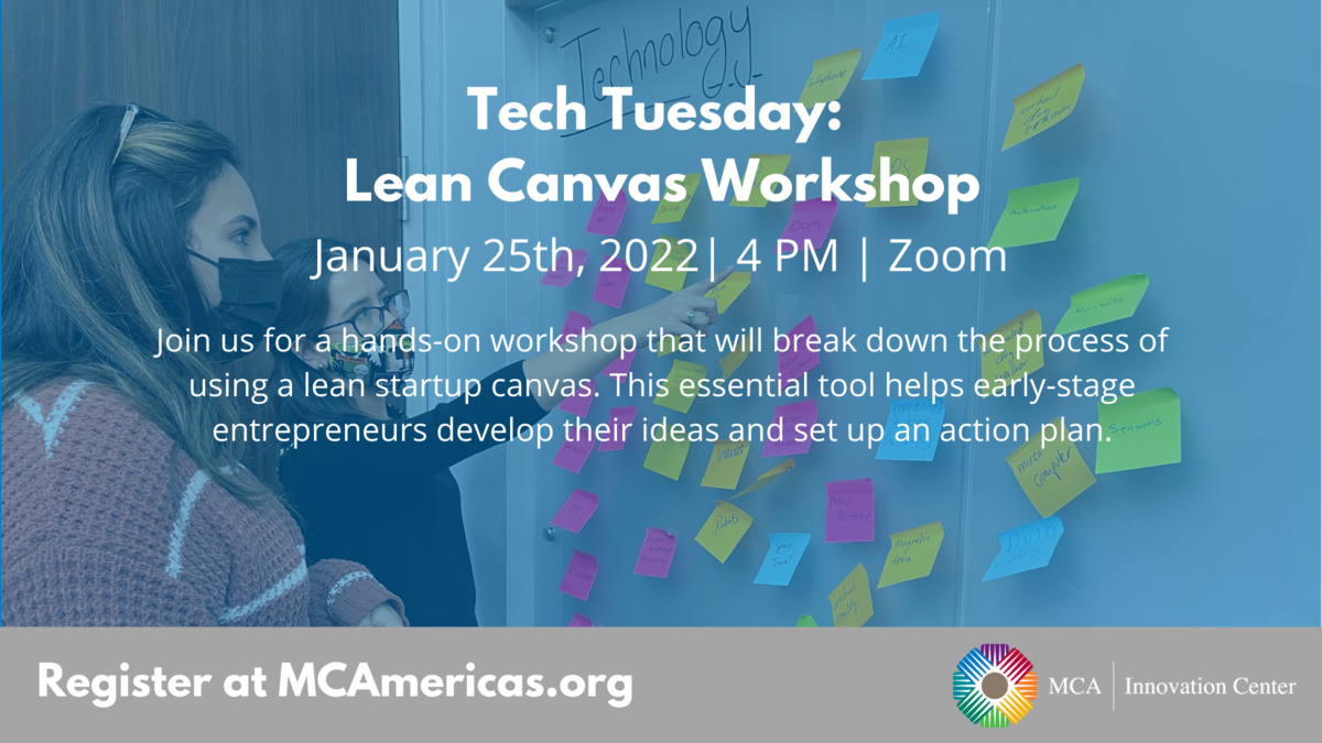 Tech Tuesday: Lean Canvas Workshop