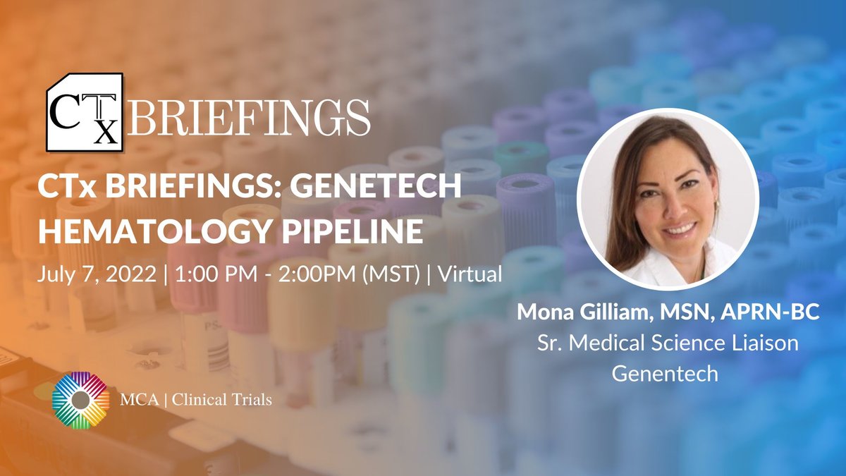 CTx Briefings: Genentech Hematology Pipeline