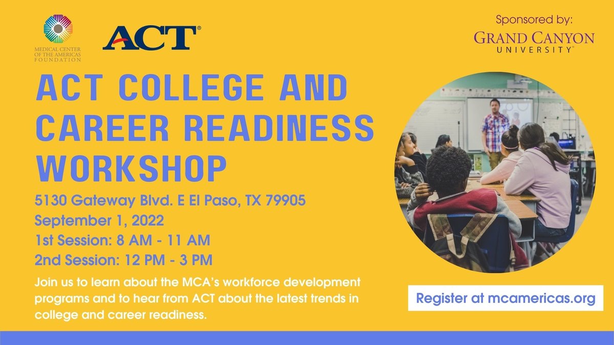 ACT College and Career Readiness Workshop - 1st Session