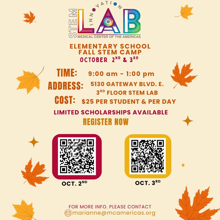 STEM Fall Day 1 Elementary Day Camp
